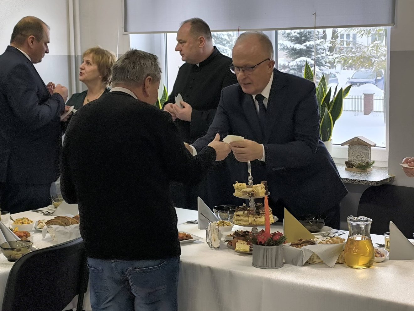Spotkanie opłatkowe w Warsztatach Terapii Zajęciowej w Grabowicy