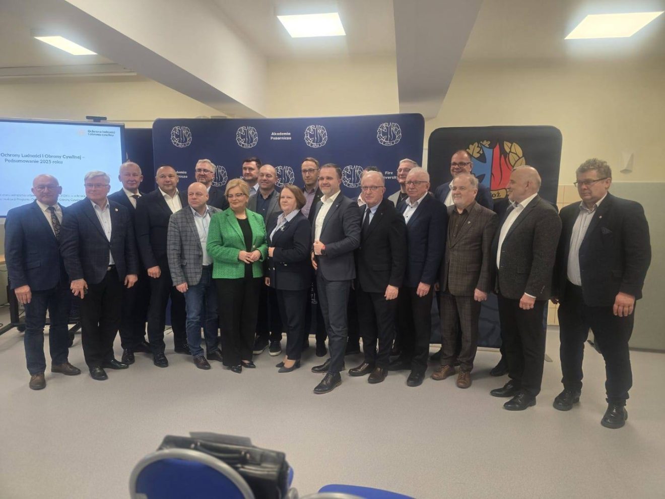 Henryk Karwan - Starosta Tomaszowski uczestniczył w Wyższym Kursie Ochrony Ludności organizowanym przez Akademię Pożarniczą.