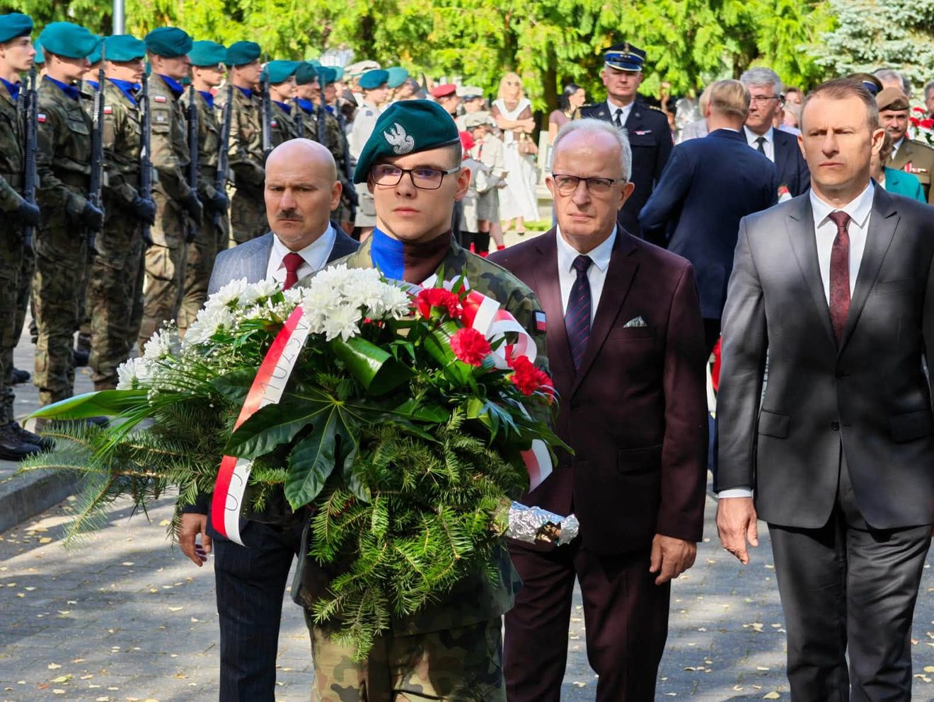złożenie wieńców