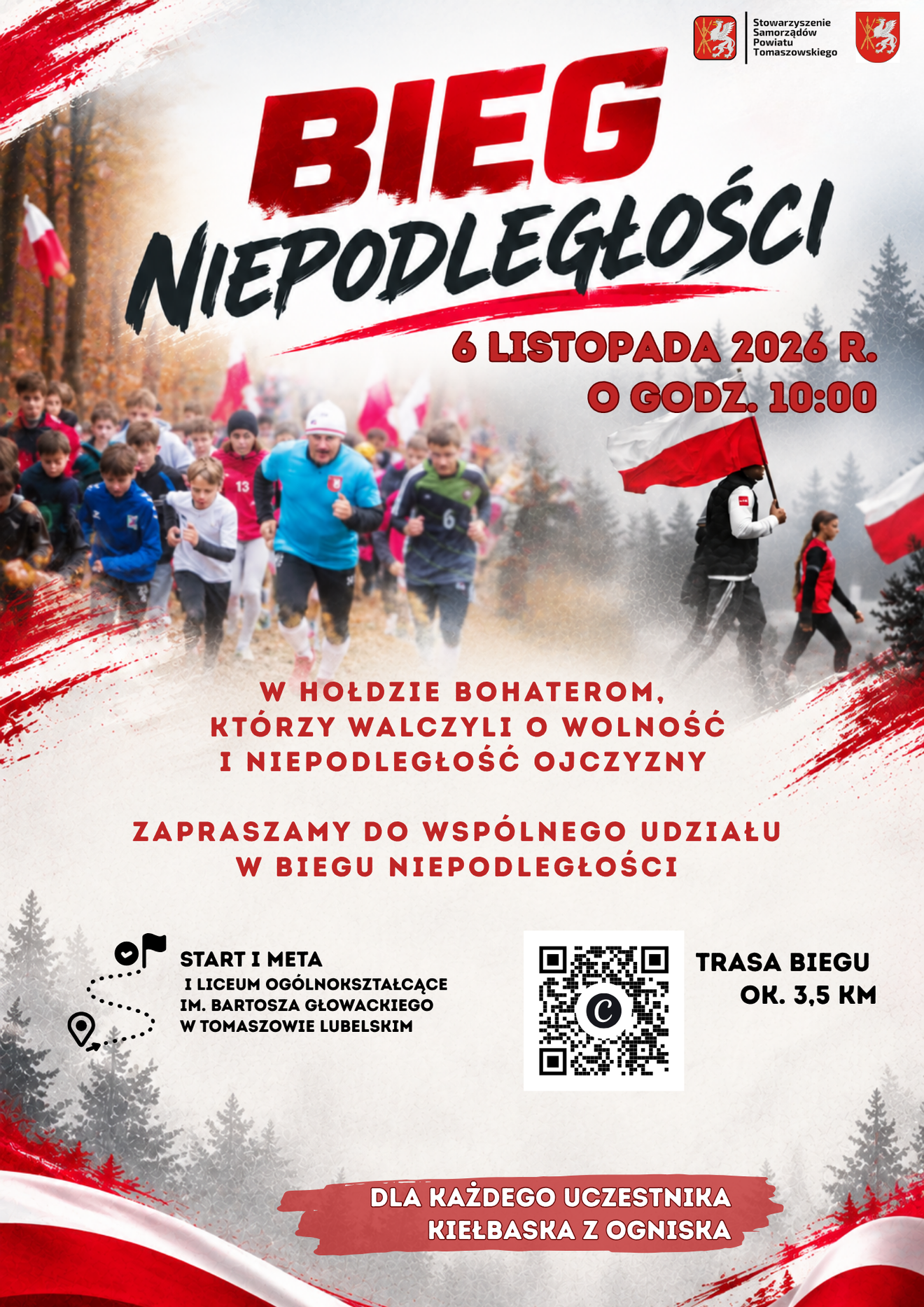 plakat bieg niepodległości