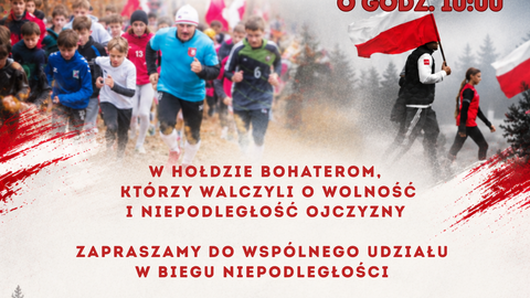 plakat bieg niepodległości