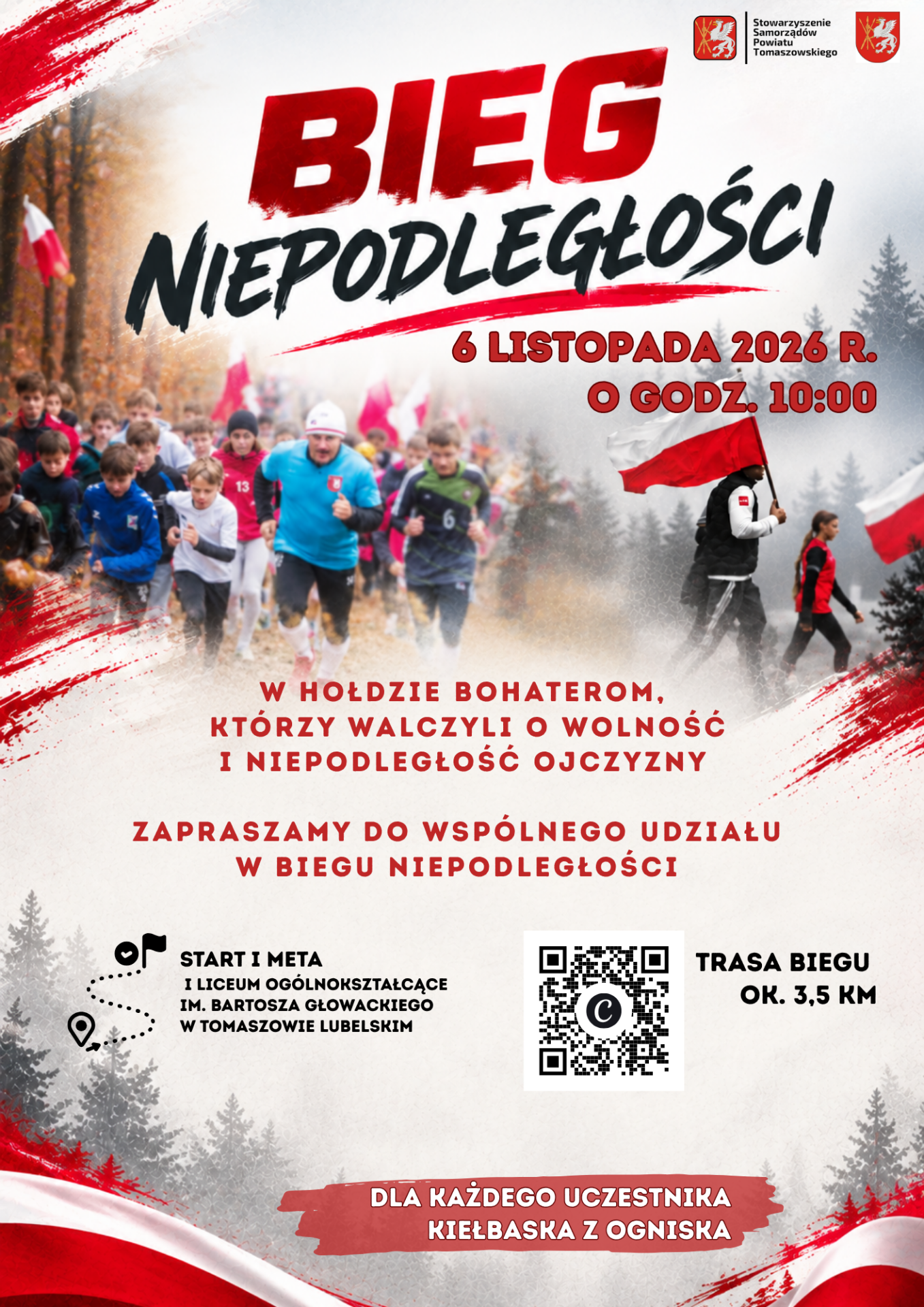 plakat bieg niepodległości
